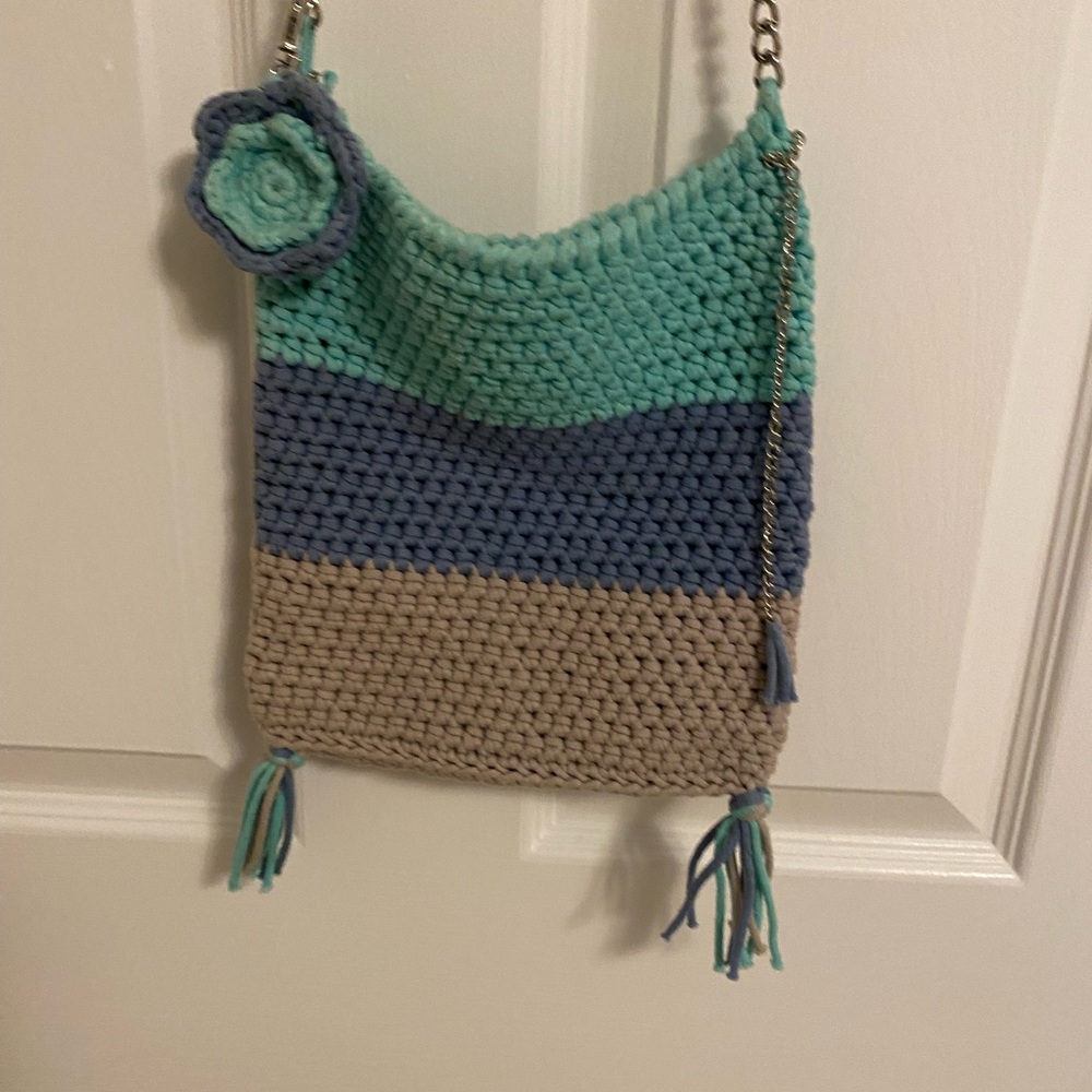 Crossbody crochet bag